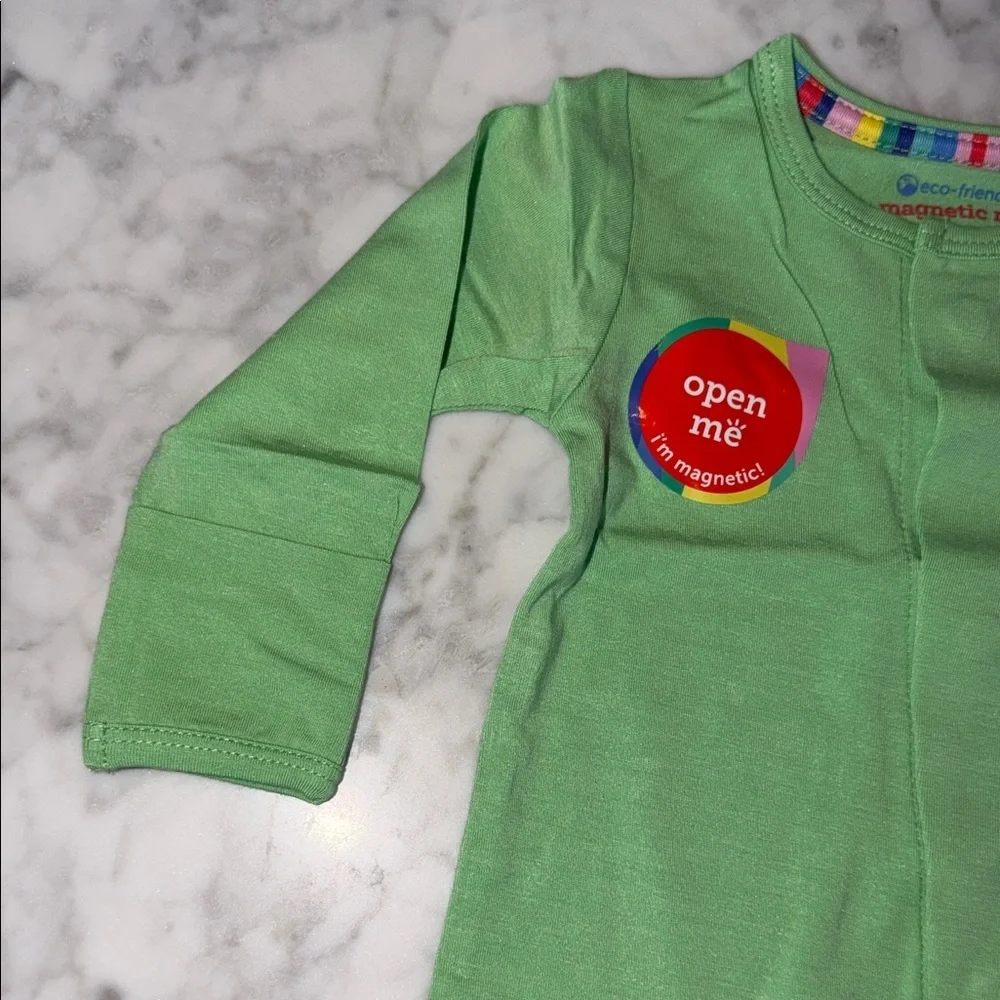 NWT Magnetic Me Modal Green Footie